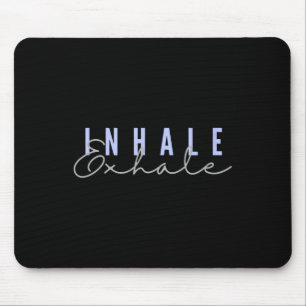Tapis De Souris Inspirez Expirez Zen Yoga Méditation Pleine Consci