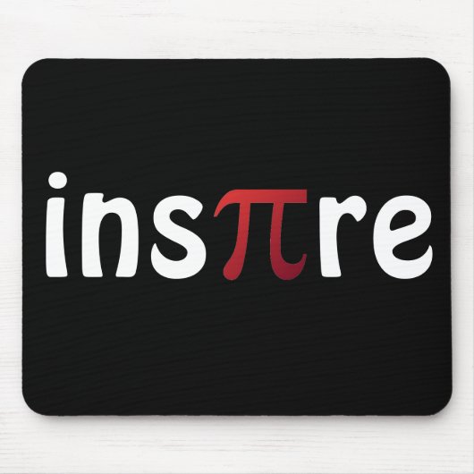 Tapis De Souris Inspirez le geek de maths de mathématiques de jour (Devant)