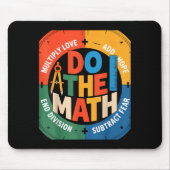 Tapis De Souris Insring Slogan Love Hope Fear Do The Math Sitive  (Devant)
