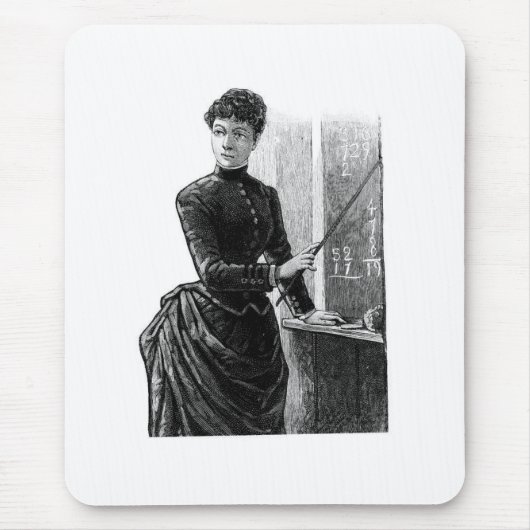 Tapis De Souris Instituteur à l'ancienne École à classe unique (Devant)