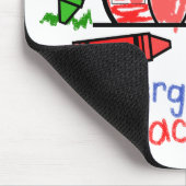 Tapis De Souris Institutrice gardienne Mousepad - école et crayons (Coin)