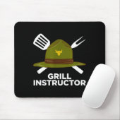 Tapis De Souris Instructeur de grillade pitmaster de barbecue drôl (Avec souris)