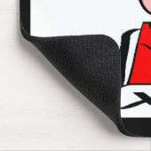 Tapis De Souris Instructeur de yoga---Chiffre de bâton de position (Coin)