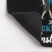 Tapis De Souris Instructrice de kickboxing Kick Boxer drôle Boxe G (Coin)