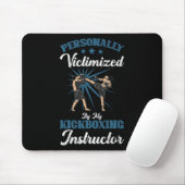 Tapis De Souris Instructrice de kickboxing Kick Boxer drôle Boxe G (Avec souris)