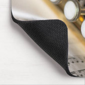 Tapis De Souris Instrument en laiton de trompette et de feuille de (Coin)