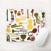 Tapis De Souris Instruments de musique (Avec souris)
