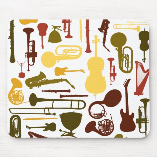 Tapis De Souris Instruments de musique (Devant)