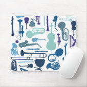 Tapis De Souris Instruments de musique (Avec souris)