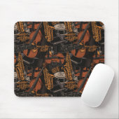 Tapis De Souris Instruments de musique partout (Avec souris)