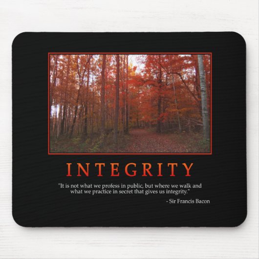 Tapis De Souris Intégrité Mousepad (Devant)