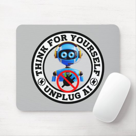 Tapis De Souris Intelligence artificielle - Débrancher AI Mousepad (Avec souris)