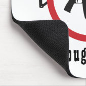 Tapis De Souris Interdire AR-15 Suffit (Coin)