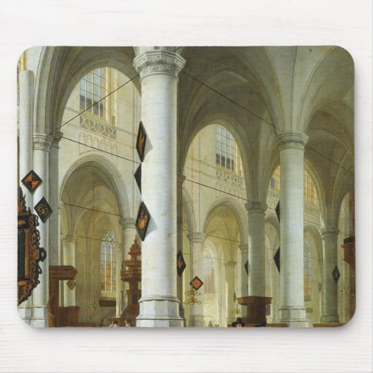 Tapis De Souris Intérieur de l'Oude Kerk à Delft (Devant)