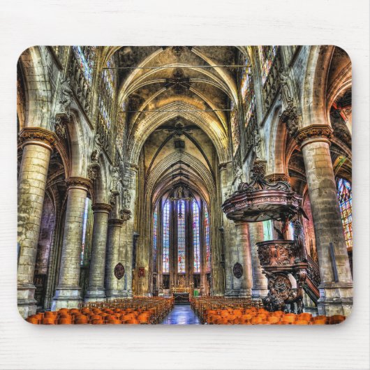 Tapis De Souris Intérieur d'église catholique (Devant)