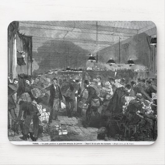 Tapis De Souris Intérieur du bureau de poste de Paris (Devant)