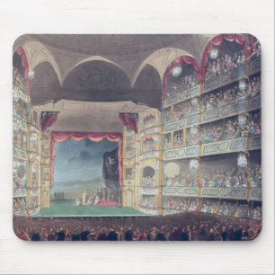 Tapis De Souris Intérieur du théâtre de ruelle de Drury, 1808