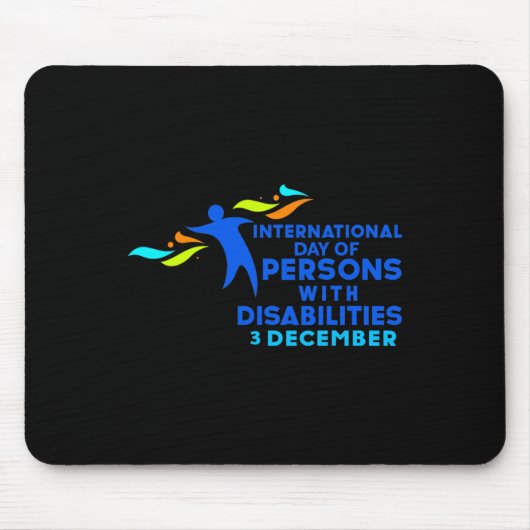 Tapis De Souris International Day of Persons with Disabilities (Devant)