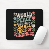 Tapis De Souris International Peace Day Insring World Kindness Day (Avec souris)