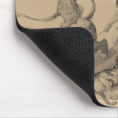 Tapis De Souris Interprète De Cirque Debout Parmi Les Animaux Vici (Coin)