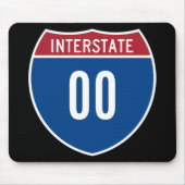 Tapis De Souris Interstate double zéro (Devant)