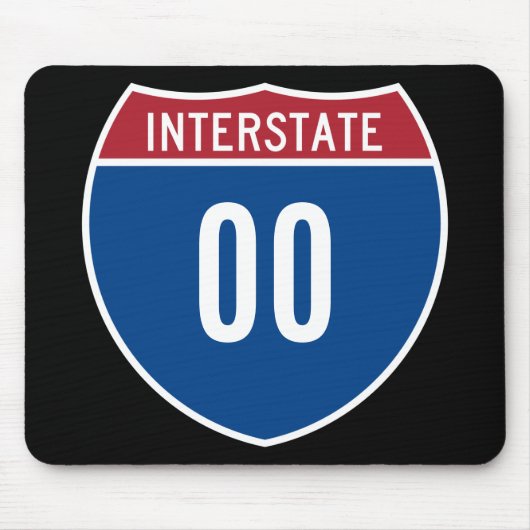 Tapis De Souris Interstate double zéro (Devant)