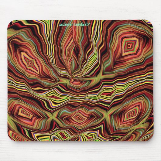 Tapis De Souris Intoxiqué Mousepad de couleur (Devant)