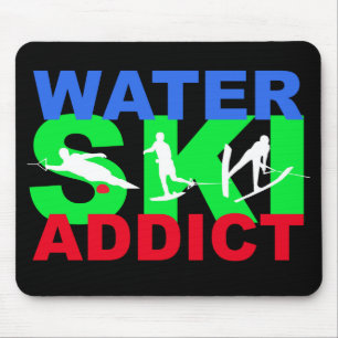 Tapis De Souris Intoxiqué Mousepad de ski d'eau