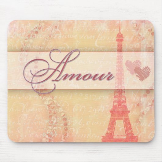 Tapis De Souris Intrigue amoureuse à Paris (Devant)