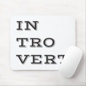 Tapis De Souris Introvert Mousepad (Avec souris)