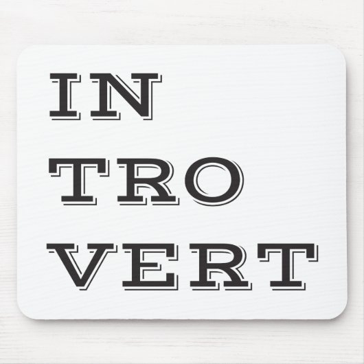 Tapis De Souris Introvert Mousepad (Devant)
