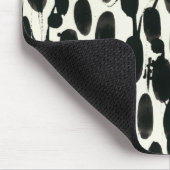 Tapis De Souris Invariable I | Aquarelle noire (Coin)