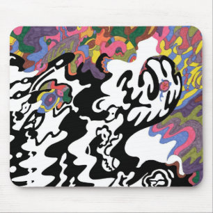 Tapis De Souris "Invasion" Art Abstrait
