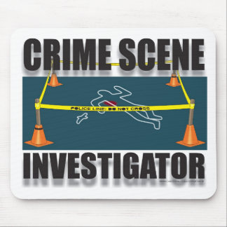 TAPIS DE SOURIS INVESTIGATEUR DE SCÈNE DU CRIME