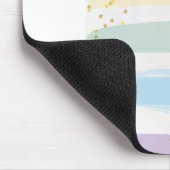 Tapis De Souris invitation de fête d'anniversaire, arc-en-ciel (Coin)