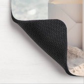 Tapis De Souris Invitation de plage avec étoile de mer (Coin)