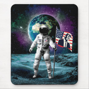 Tapis De Souris Invitation des astronautes pour Trump 2024