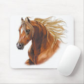 Tapis De Souris Invitations et cartes customisées de cheval (Avec souris)