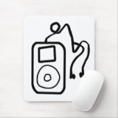Tapis De Souris IPod tiré Mousepad (Avec souris)