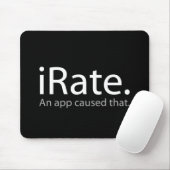 Tapis De Souris iRate - Une Application Causée Que! ! ! (Avec souris)
