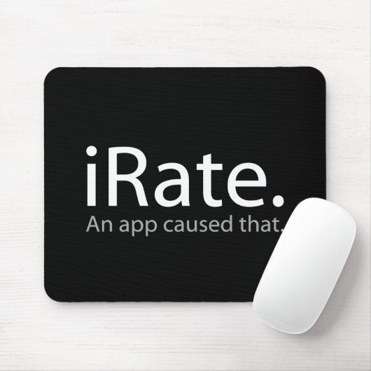 Tapis De Souris iRate - Une Application Causée Que! ! ! (Avec souris)