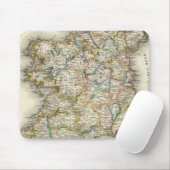 Tapis De Souris Ireland Map - Irish Eire Erin Historic Map (Avec souris)