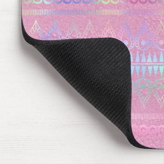Tapis De Souris Iridescente Bohemian Unicorn Motif (Coin)