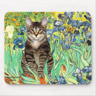 Tapis De Souris Iris - Chat tigré tabby 30