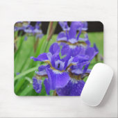 Tapis De Souris Iris dans le jardin (Avec souris)