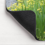 Tapis De Souris Iris jaune Mousepad (Coin)