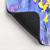 Tapis De Souris iris jaunes de Monet de laude (Coin)