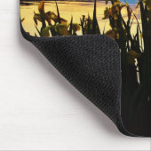 Tapis De Souris Iris jaunes sur la rive du lac Arrowhead (Coin)