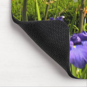 Tapis De Souris Iris N Daylilies Mousepad (Coin)