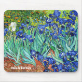 Tapis De Souris Iris par Vincent van Gogh (Devant)